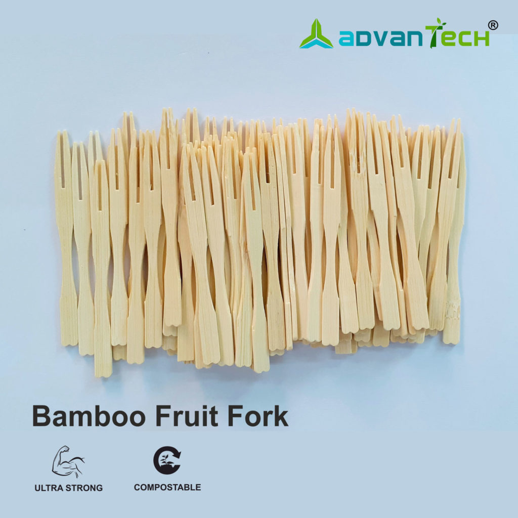 Eco friendly Bamboo Fruit Fork (Pack of 100) - AlterLyfe